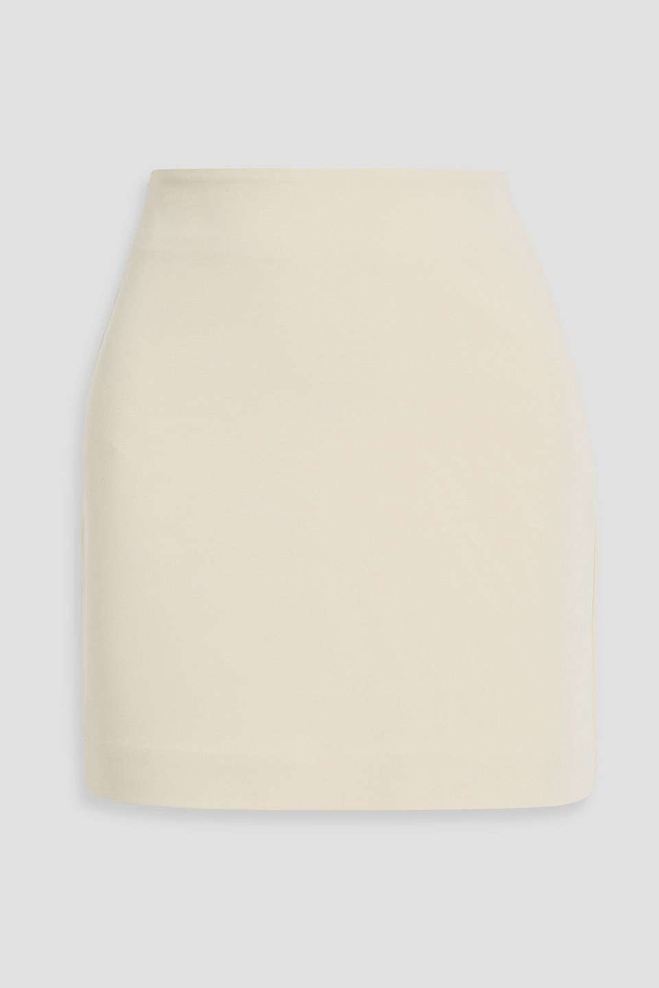 By Malene Birger Fabiene Crepe Mini Skirt In Ecru