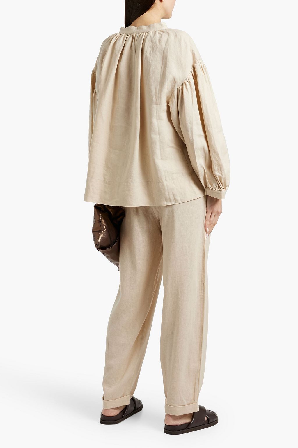 BY MALENE BIRGER Joanni linen-blend tapered pants