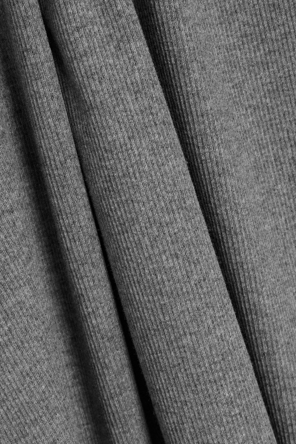 By Malene Birger Lovelo Ribbed Stretch-cotton Jersey Maxi Dress In Gray