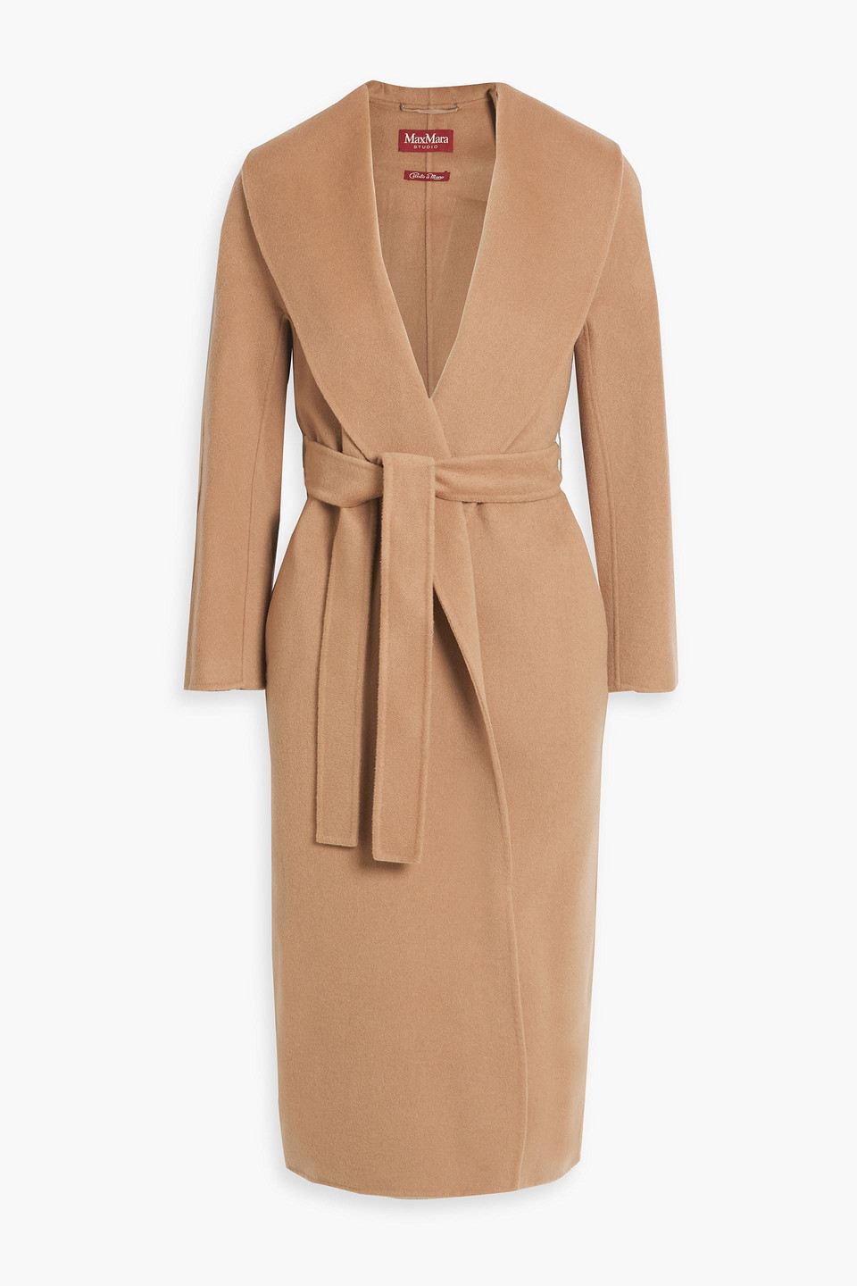 Max Mara Gilbert Wool And Cashmere-blend Felt Coat In Brown