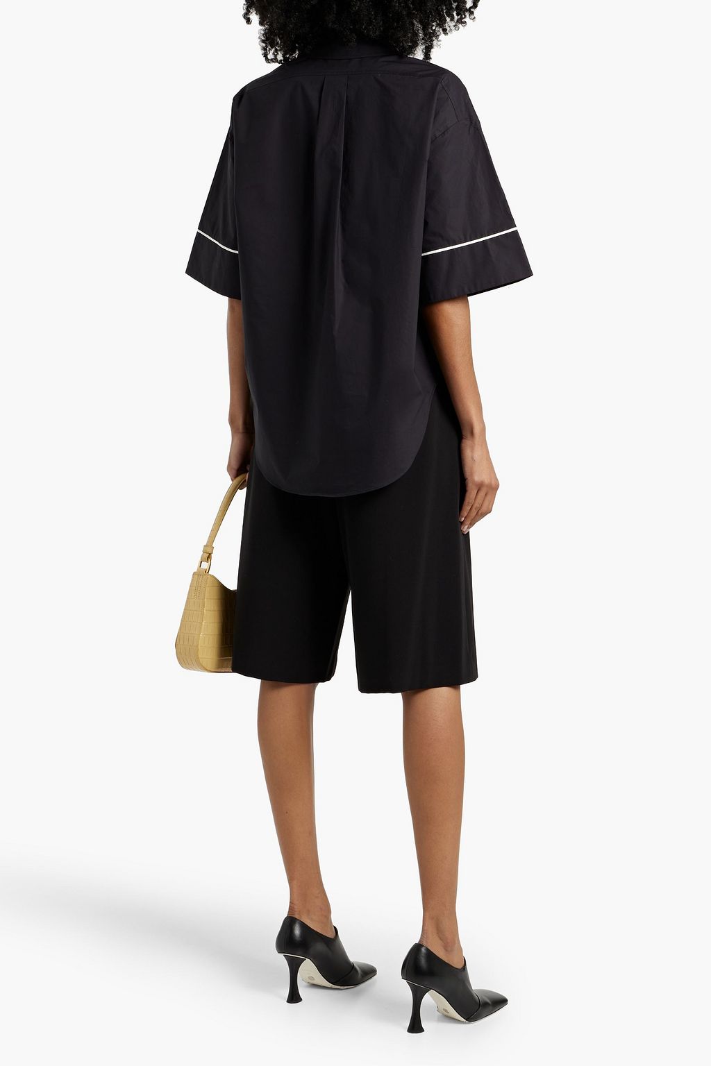 BY MALENE BIRGER قميص "مالياس" من قطن البوبلين المطرّز
