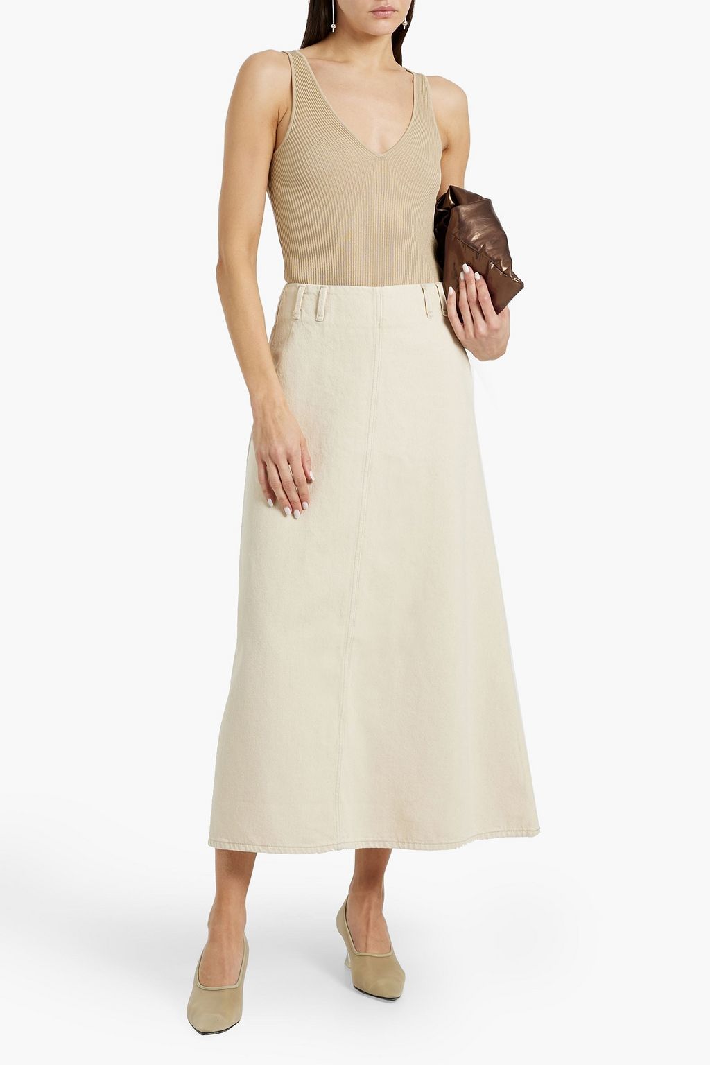 BY MALENE BIRGER Rory ribbed TENCEL™ Lyocell tank