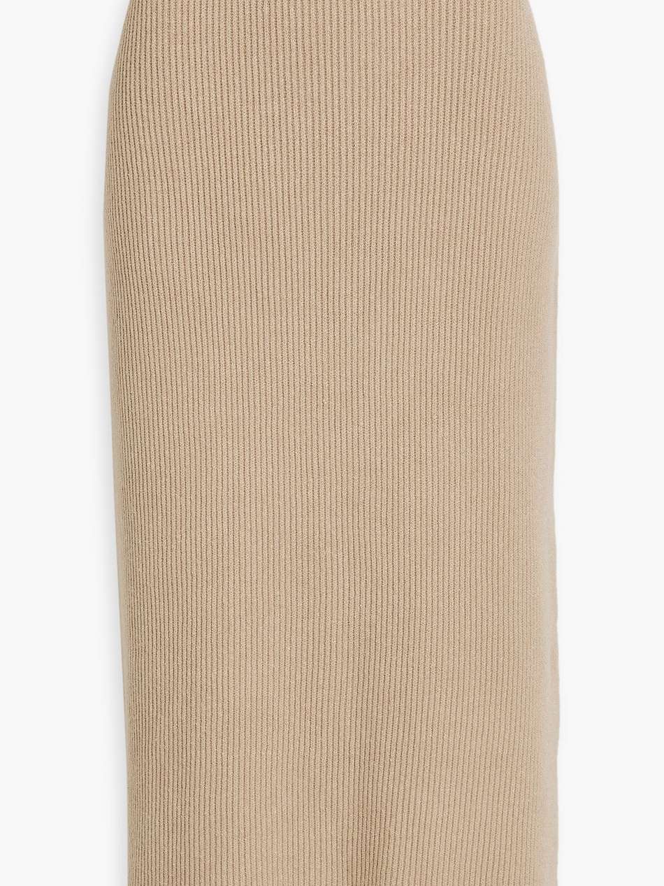 kyra ribbed ecovero™-blend midi skirt