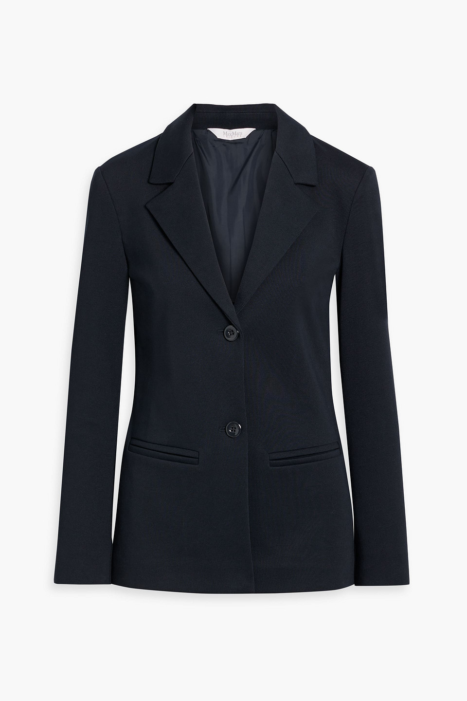 Max Mara Madera Cotton-blend Jersey Blazer