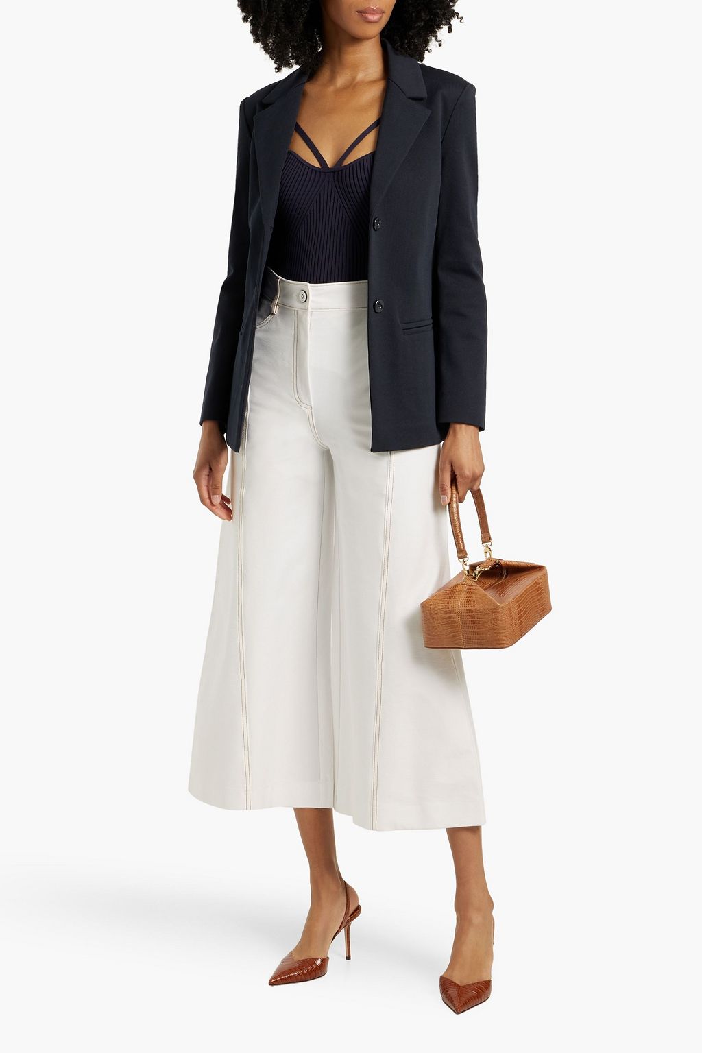 MAX MARA Madera cotton-blend jersey blazer
