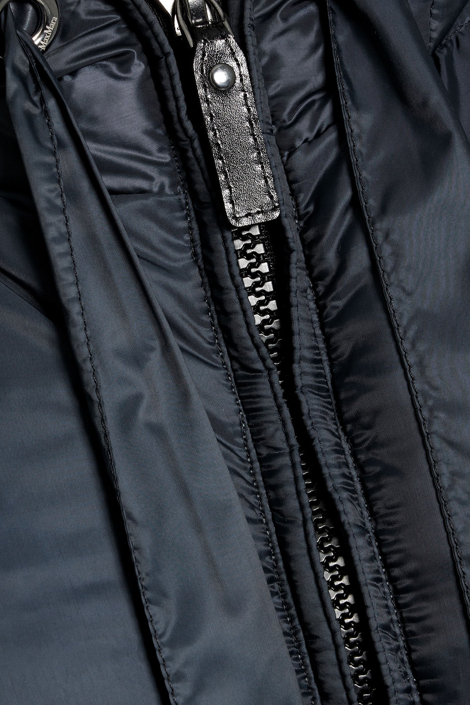 Max Mara Seipa Quilted Shell Down Coat In Blue