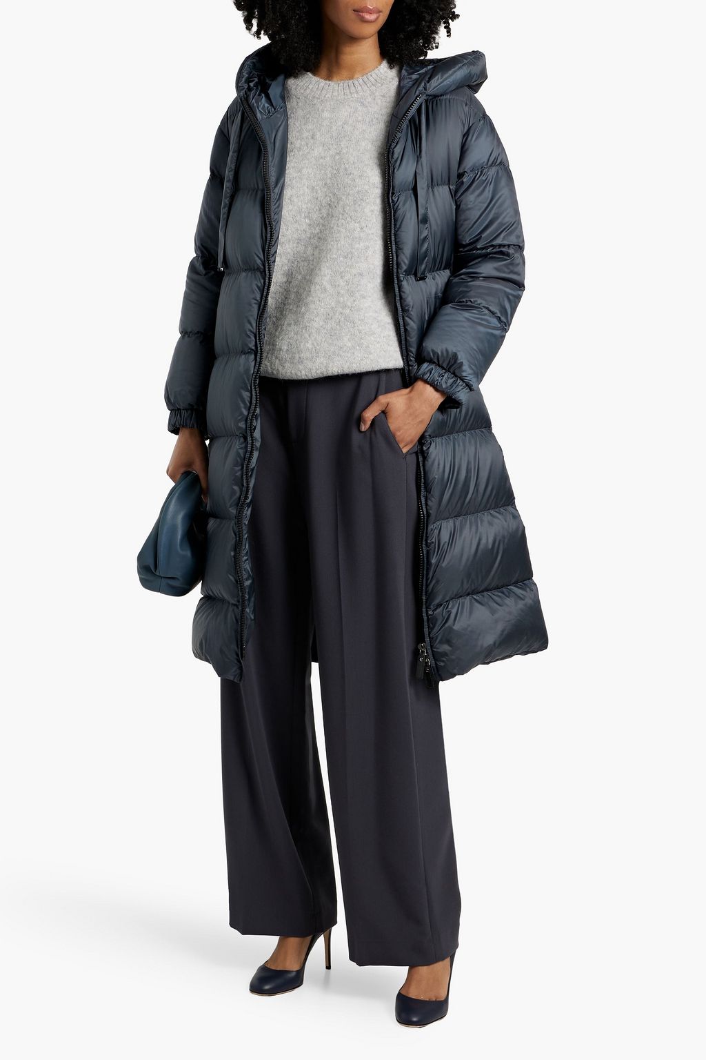 MAX MARA THE CUBE Seipa quilted shell down coat
