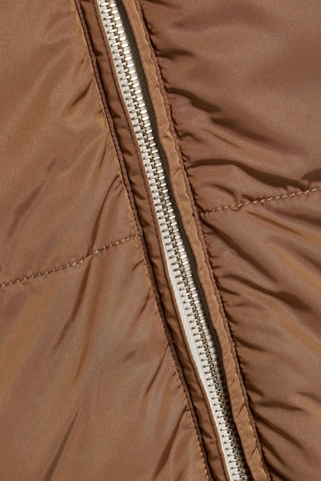 MAX MARA THE CUBE Quilted shell hooded coat
