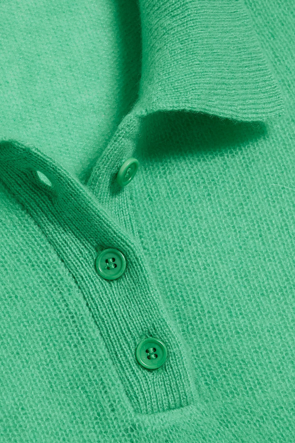 Shop Naadam Cashmere Polo Sweater In Emerald