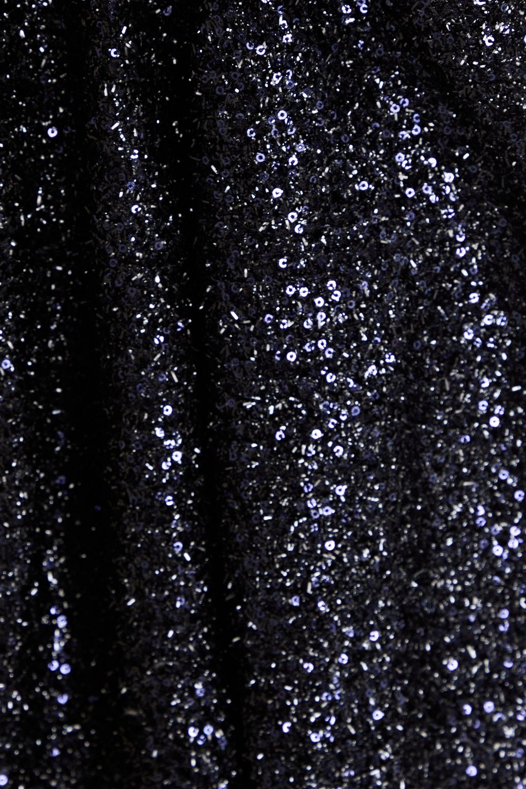 SALONI Embellished tinsel playsuit