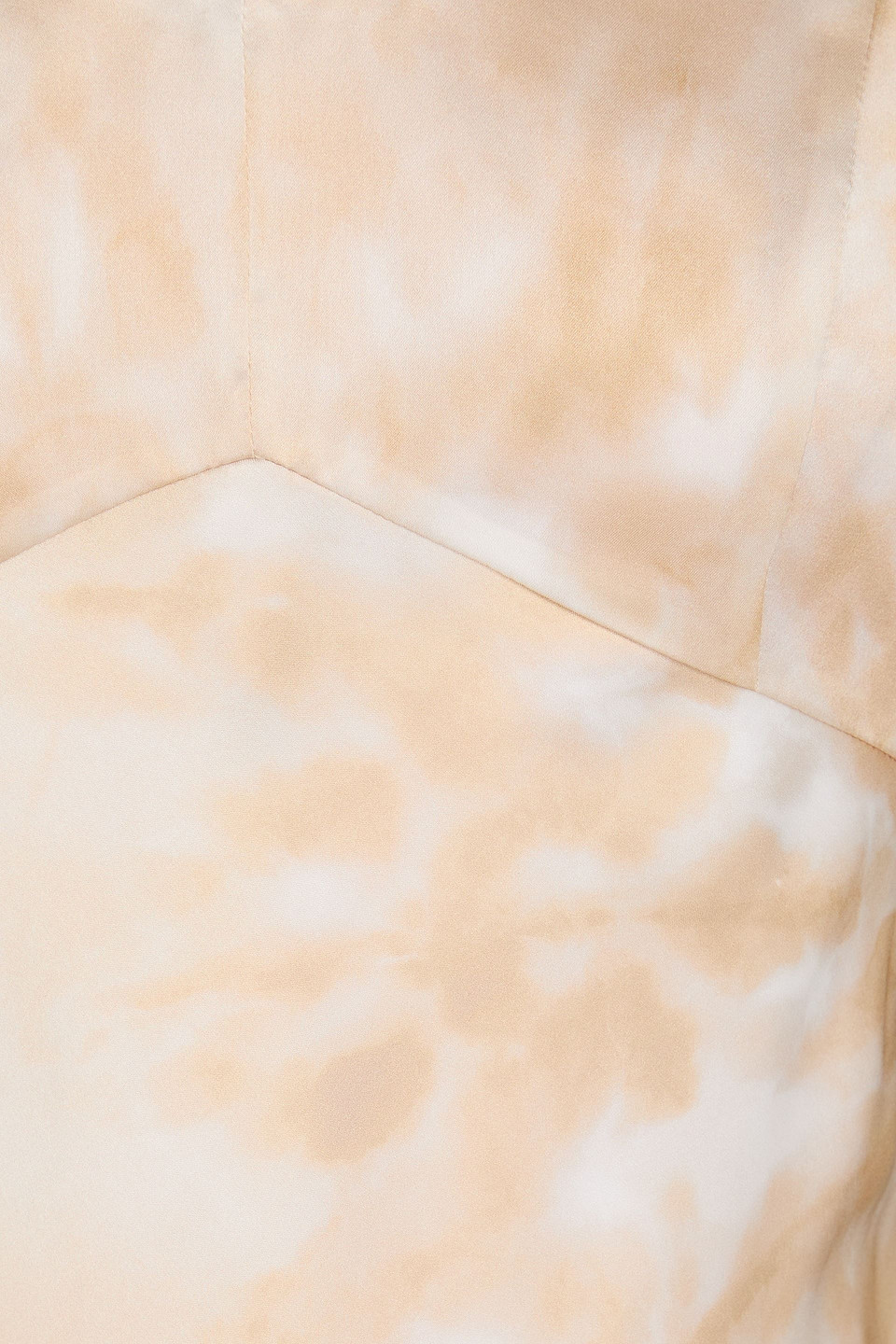 SALONI MIMI TIE-DYED SILK-SATIN MAXI DRESS