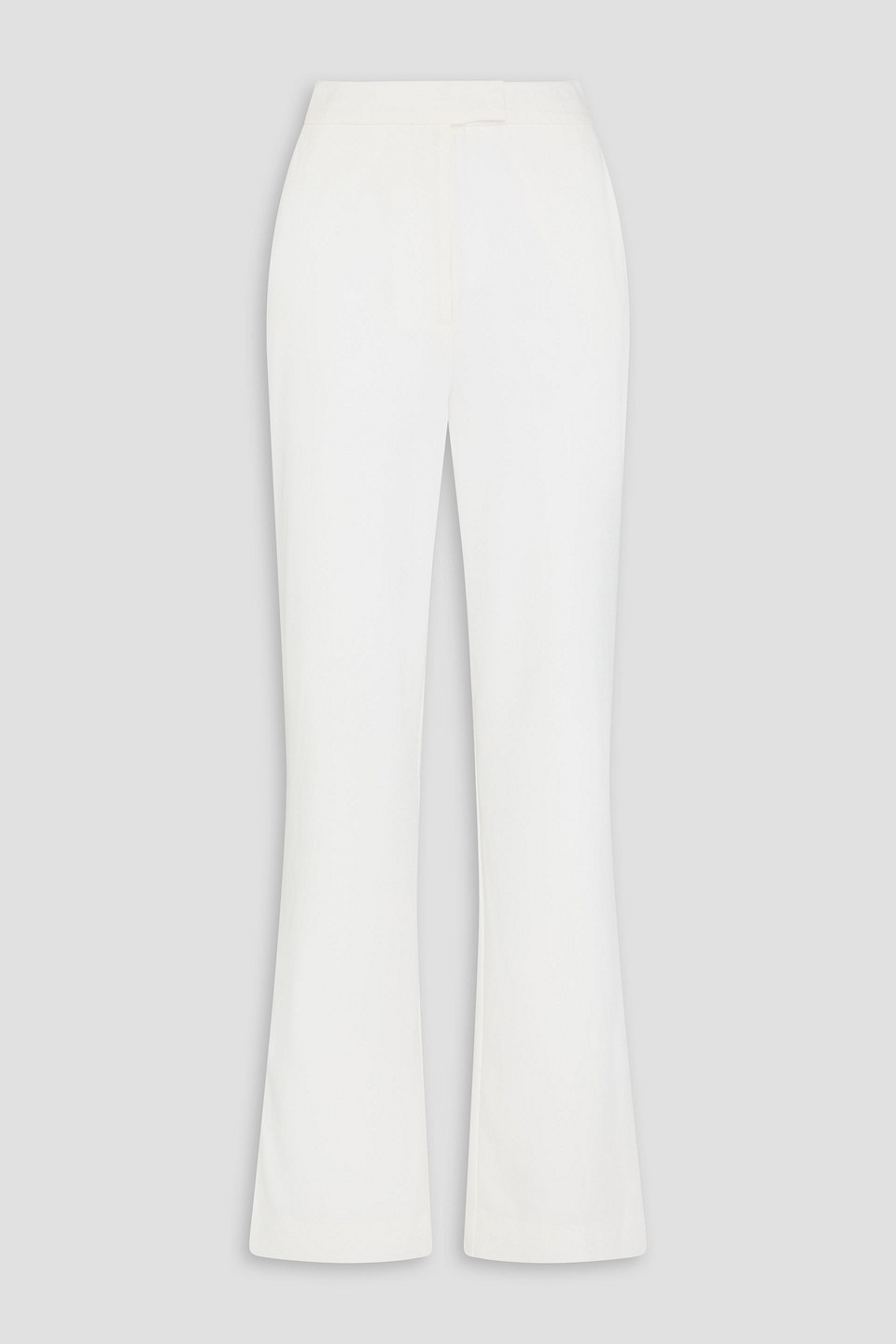 Nicholas Rena Stretch-crepe Straight-leg Pants In Ivory