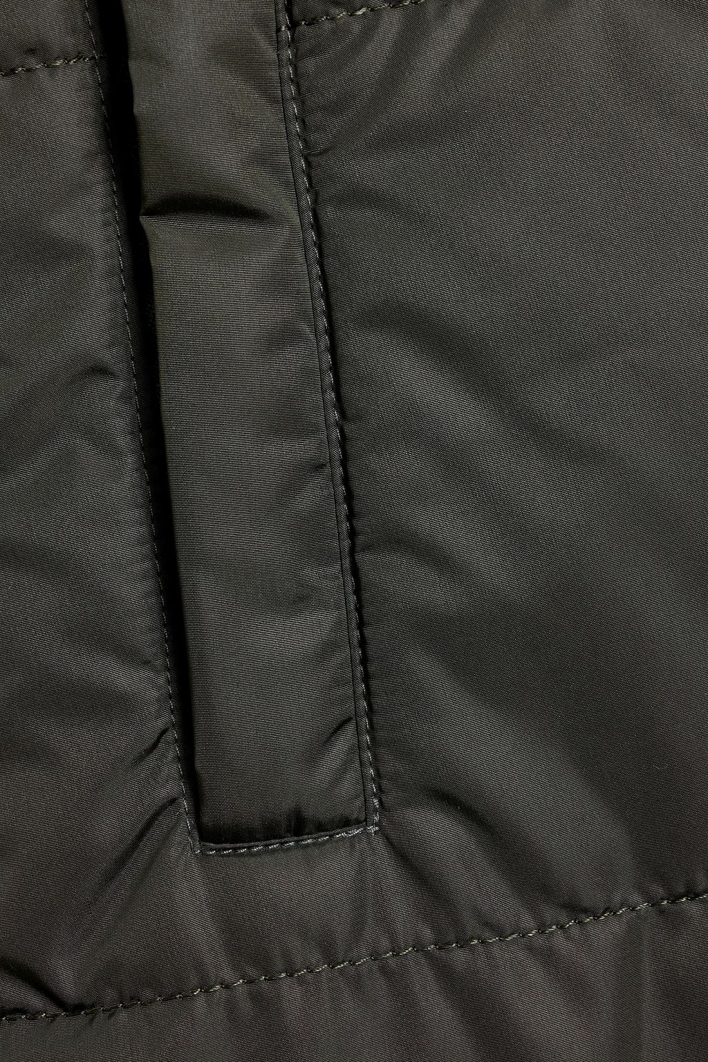 MAX MARA THE CUBE Quilted shell hooded coat