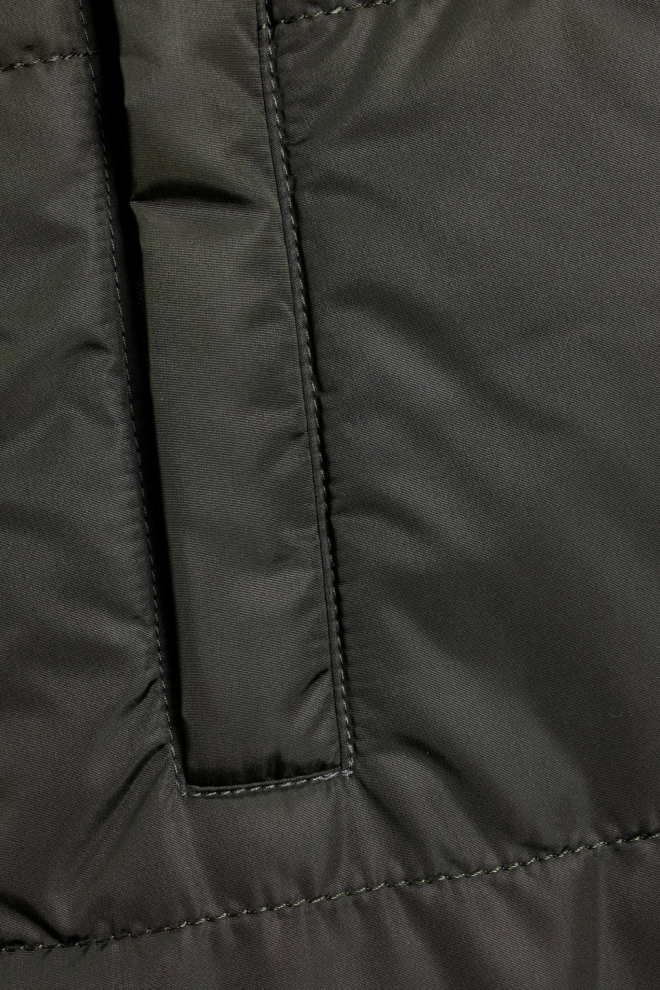 Max Mara Quilted Shell Hooded Coat In Green