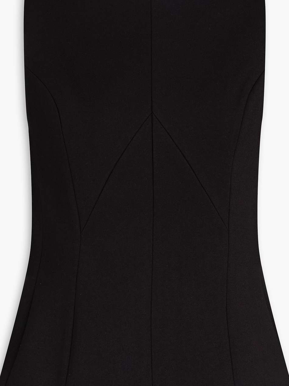 stretch-jersey peplum top