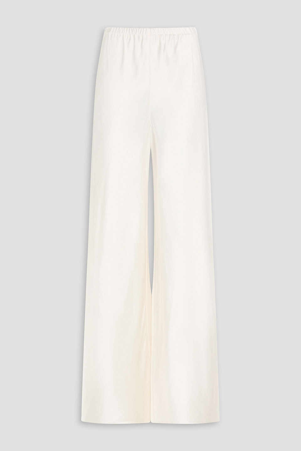 Zimmermann Satin Wide-leg Pants In White