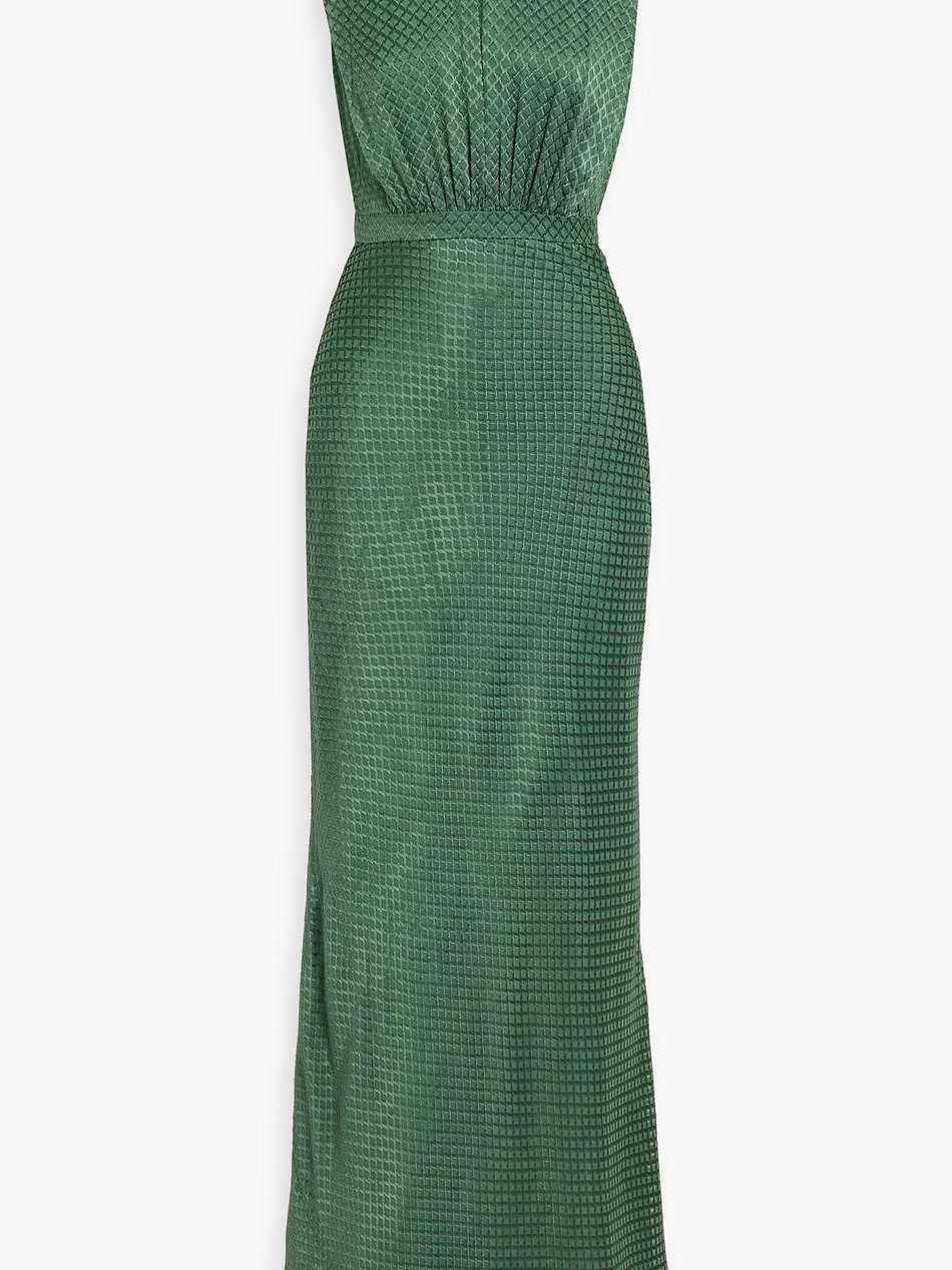 fleur devoré-velvet maxi dress