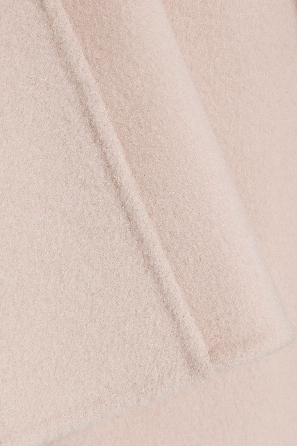Max Mara Cashmere And Wool-blend Felt Coat In Pink
