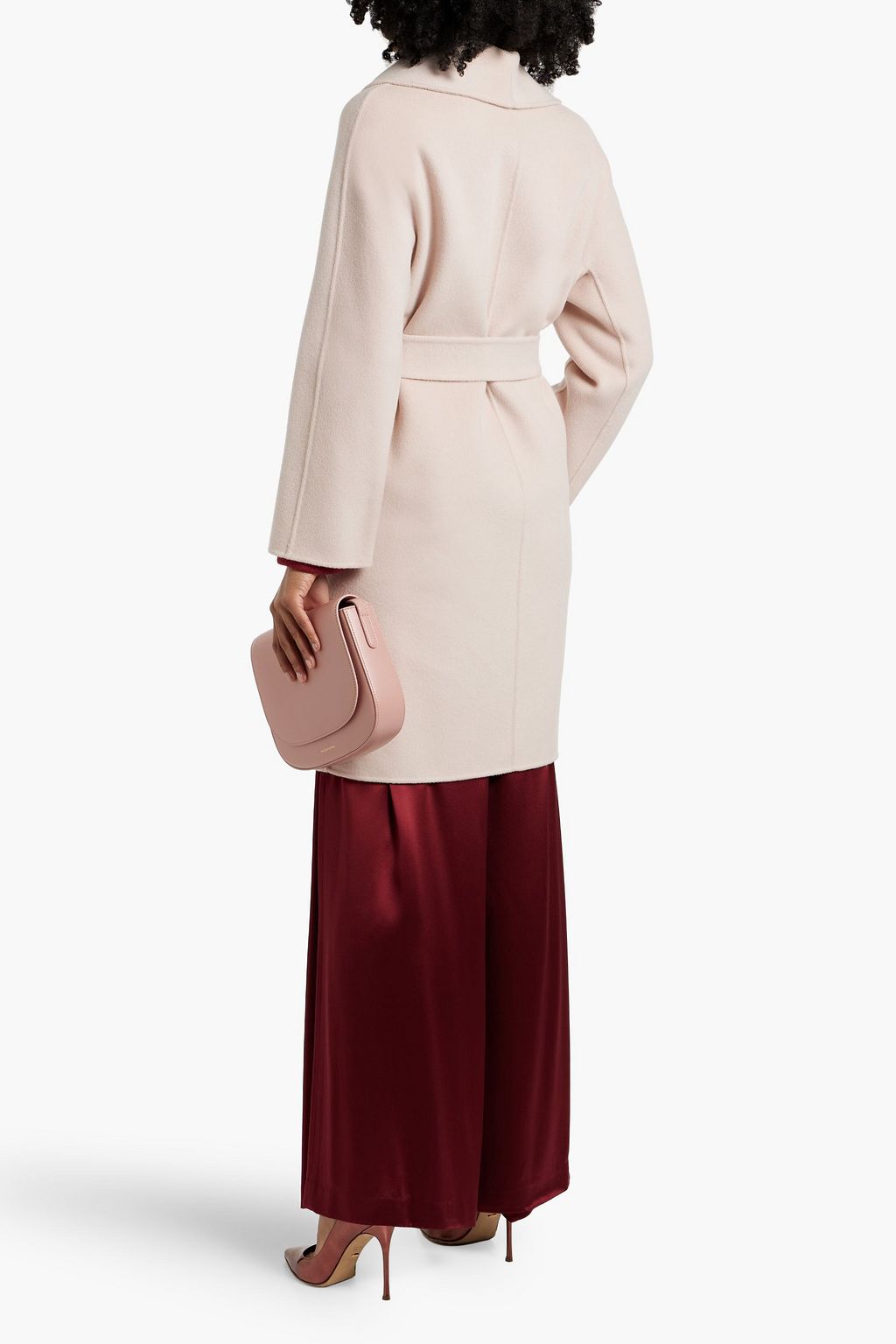 MAX MARA STUDIO Cashmere and wool-blend felt coat
