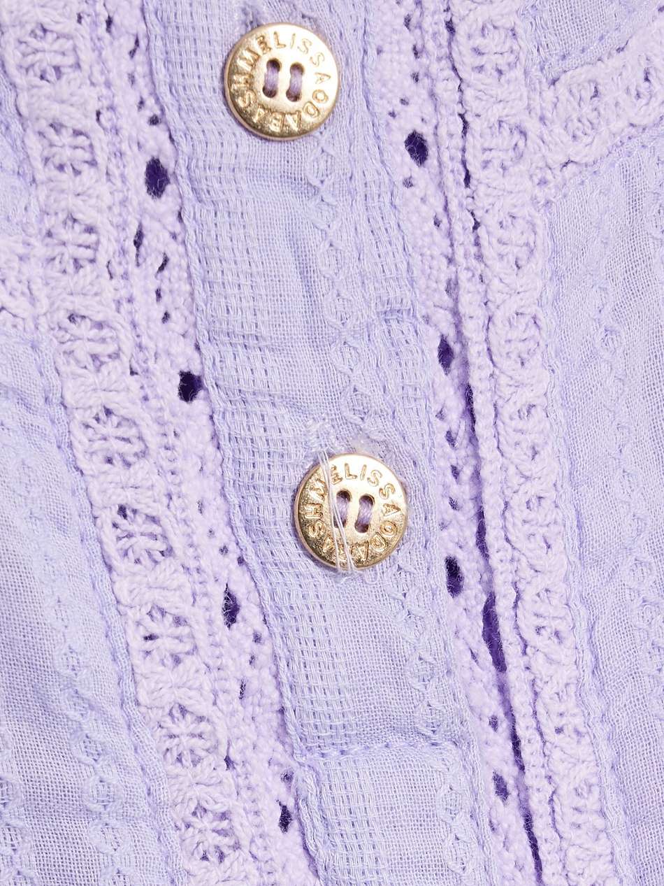 kelly cotton-gauze mini dress
