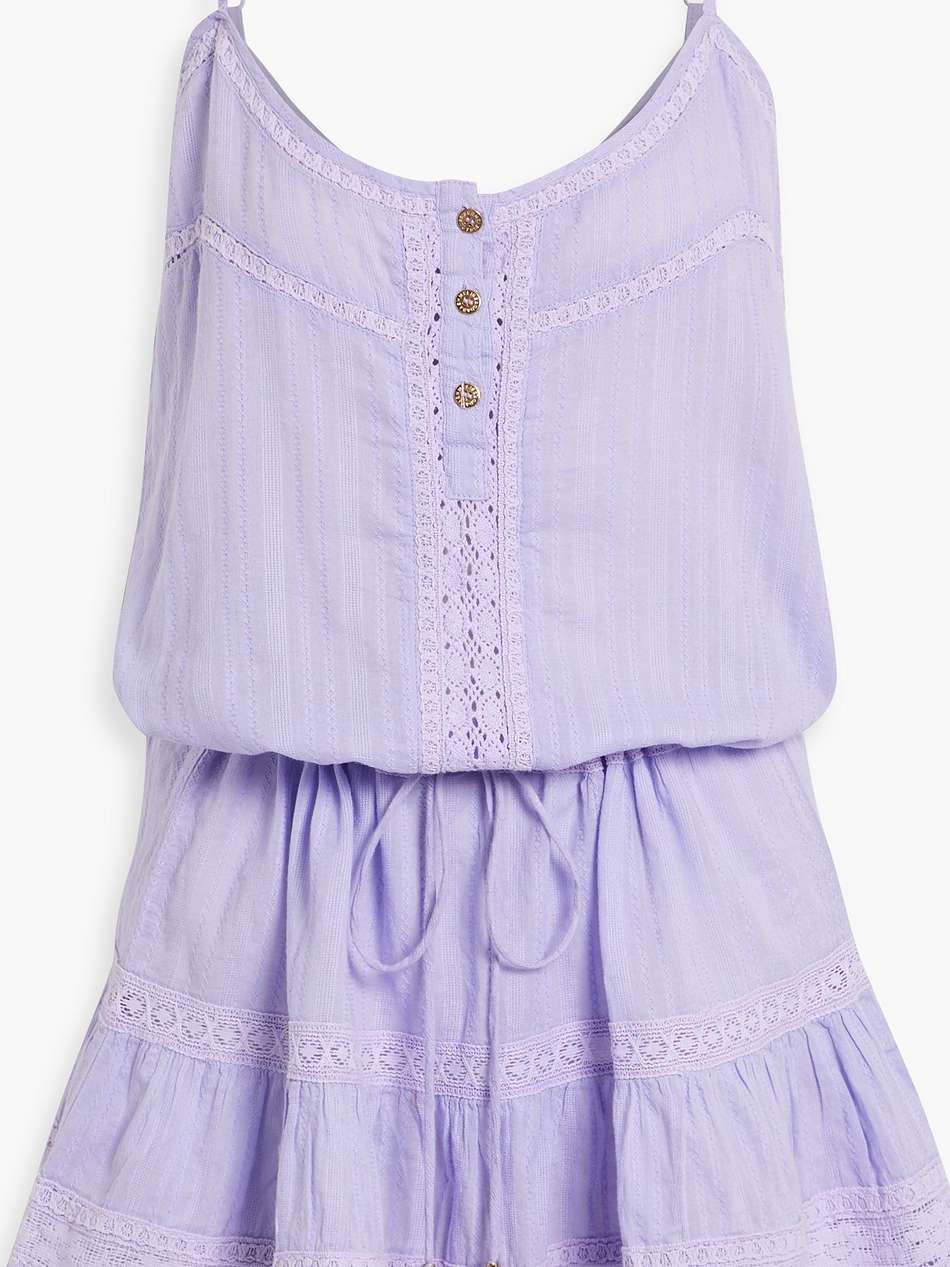 kelly cotton-gauze mini dress