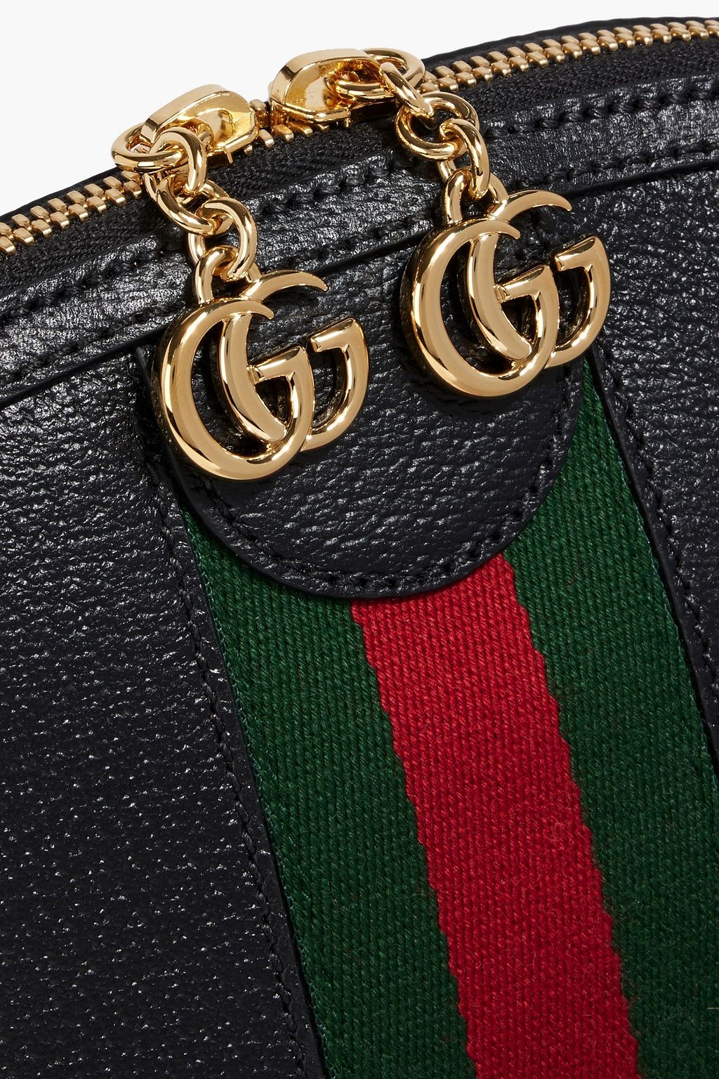 GUCCI Ophidia textured-leather shoulder bag