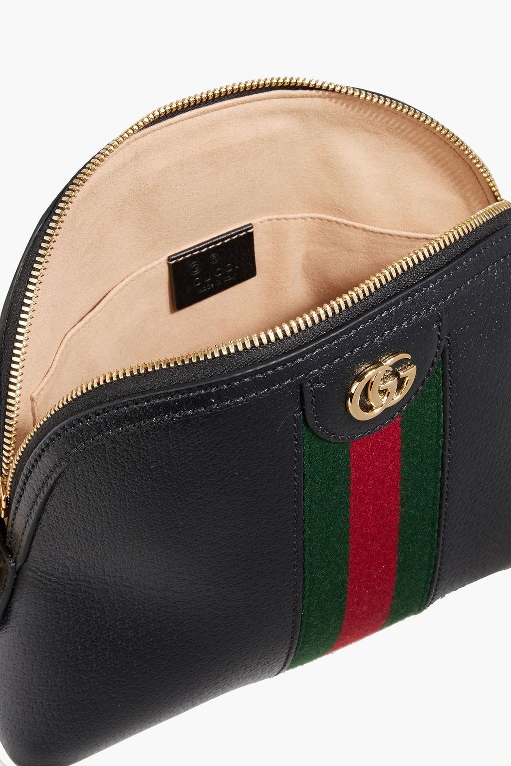 GUCCI Ophidia textured-leather shoulder bag
