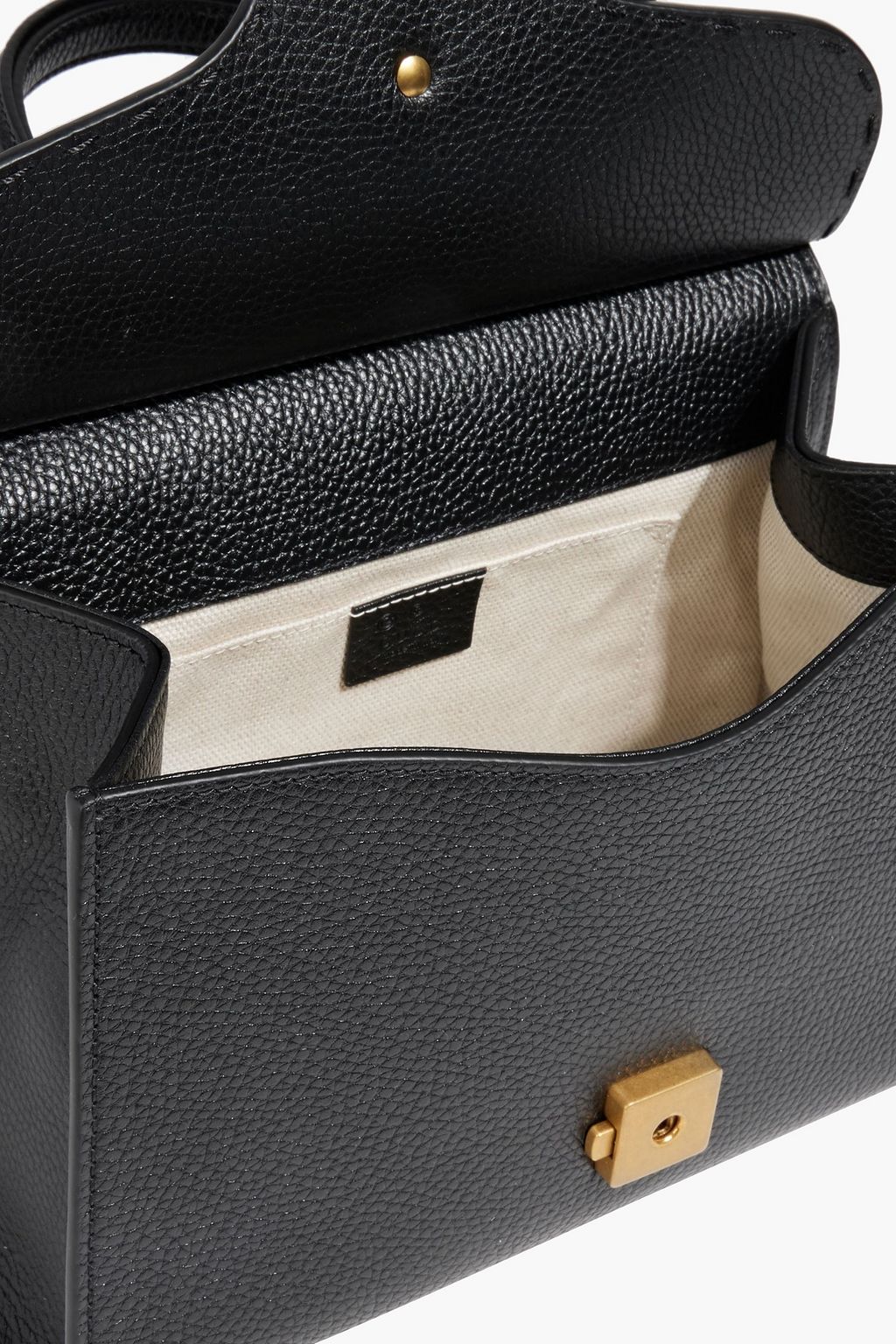 GUCCI Marmont pebbled-leather tote