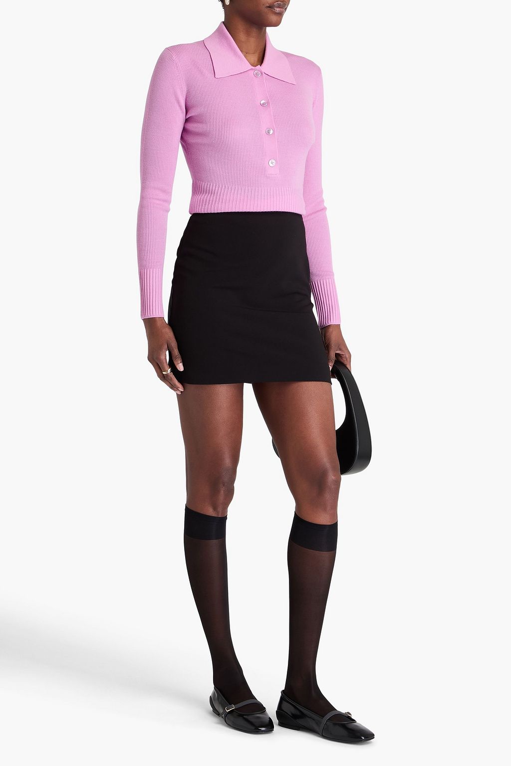 BY MALENE BIRGER Fabiene crepe mini skirt