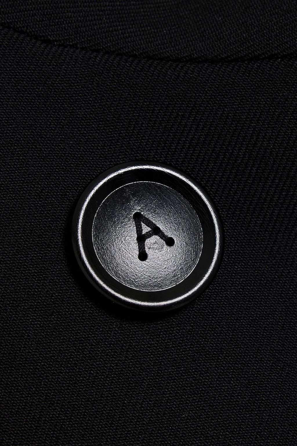 ALAÏA Cropped double-breasted wool-blend twill jacket