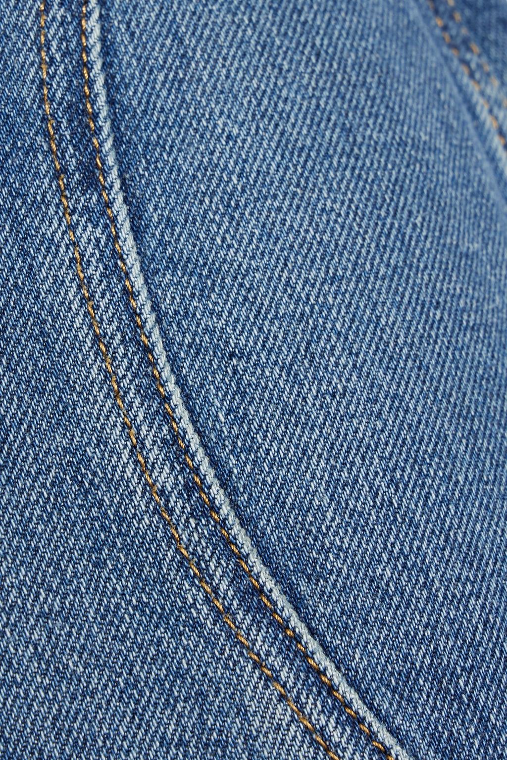 ALAÏA High-rise straight-leg jeans