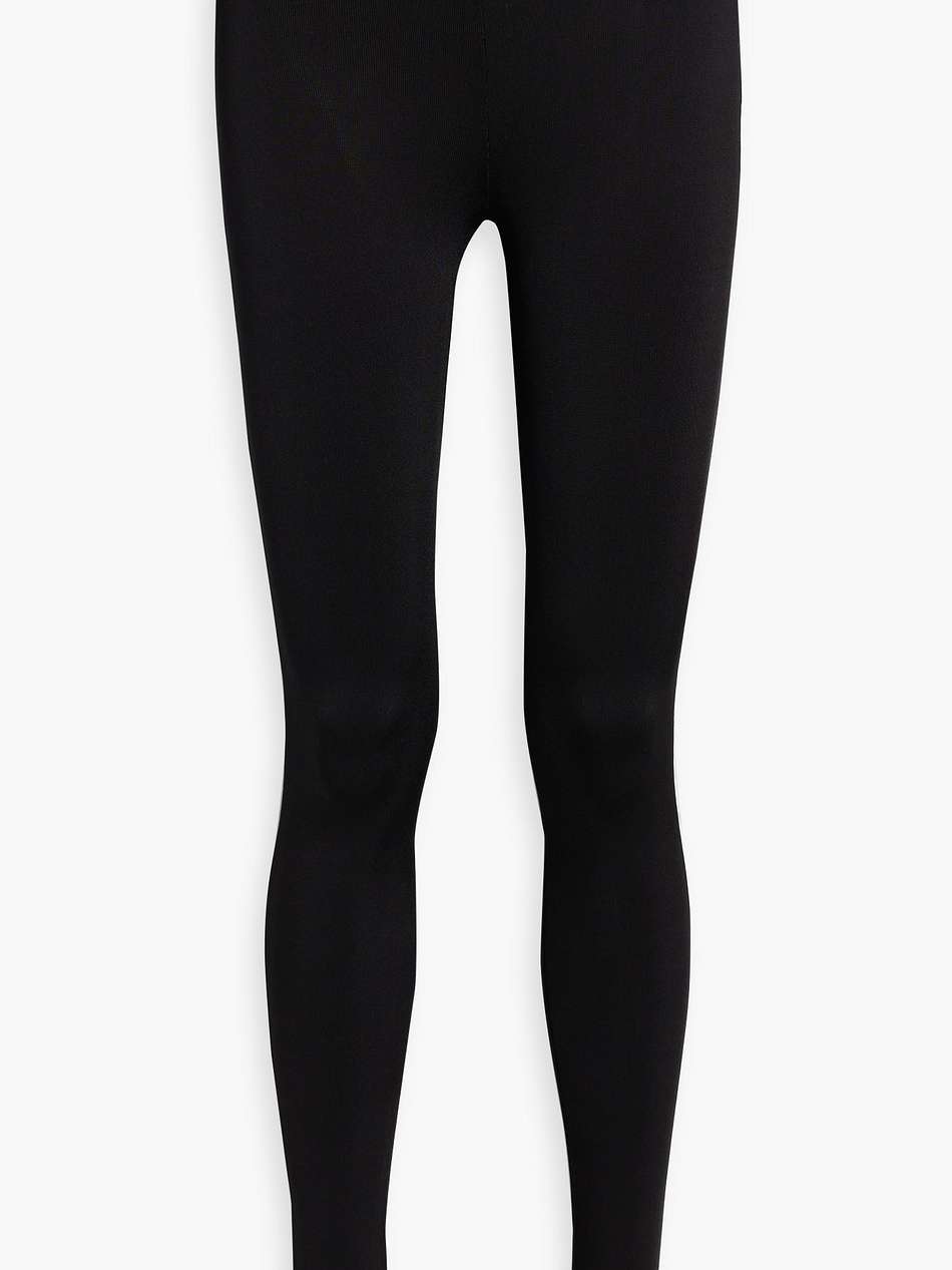 stretch-jersey stirrup leggings