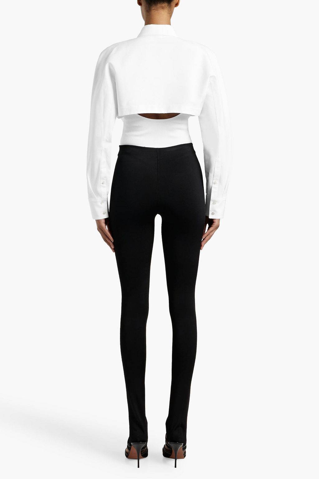 ALAÏA Cotton-poplin bodysuit