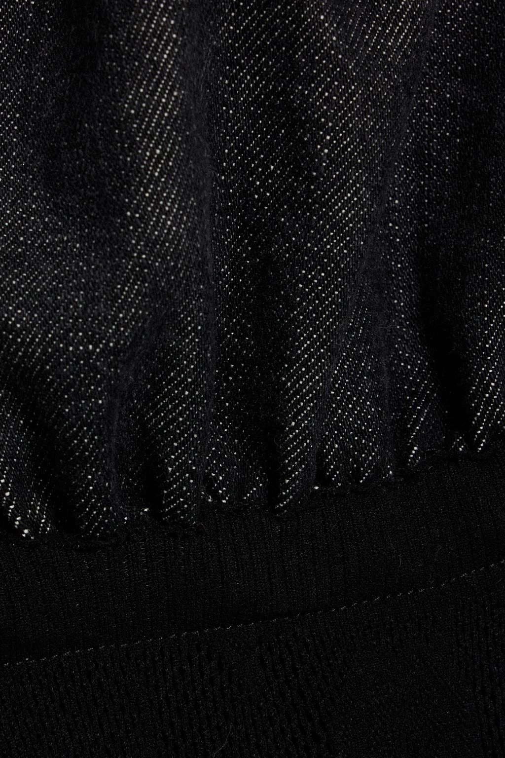 ALAÏA デニム フード付き ボディスーツ