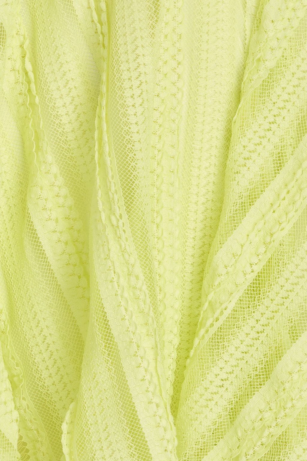 CHARO RUIZ IBIZA Limmey stretch-lace mini dress