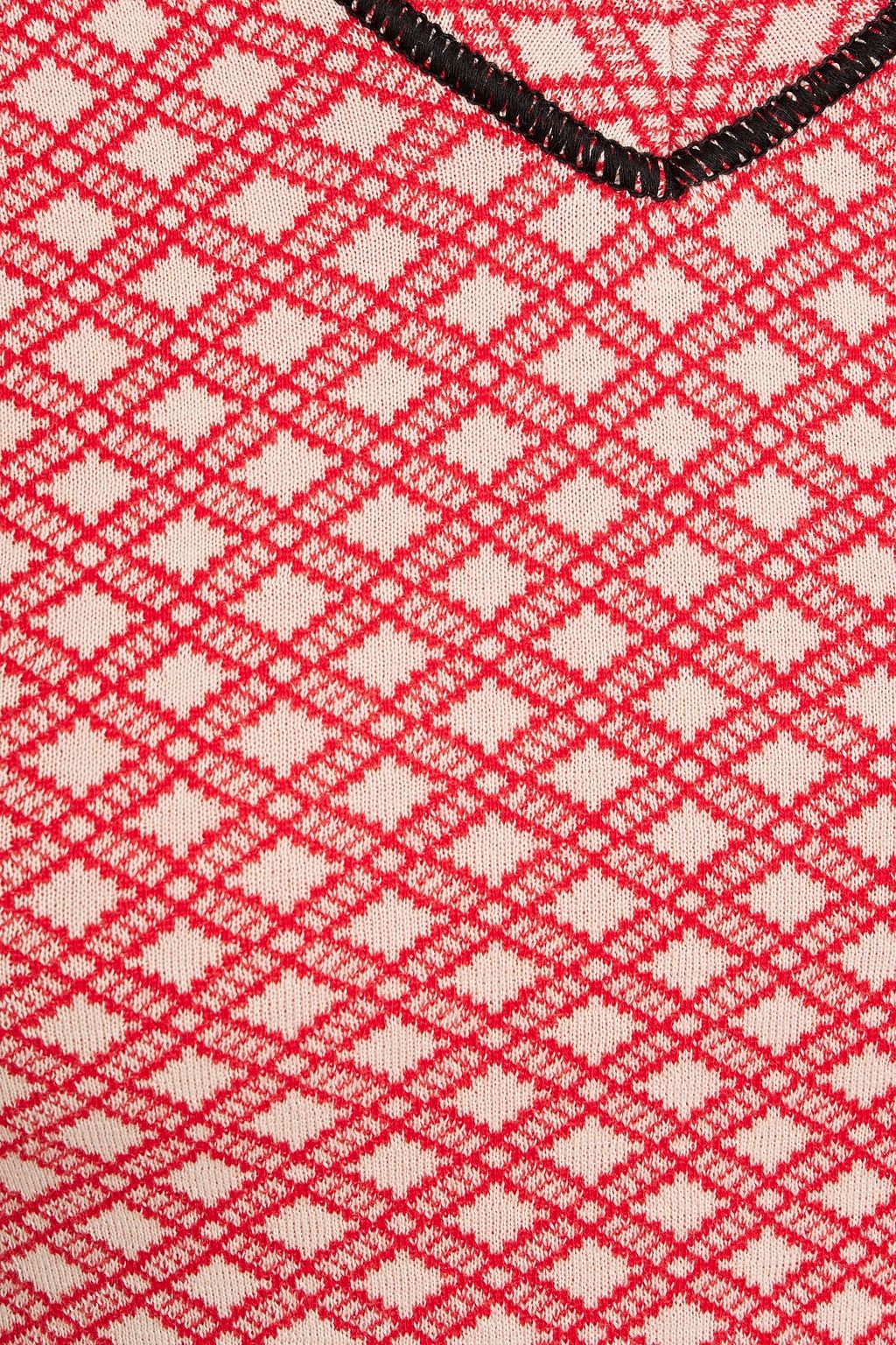 MARNI Jacquard-knit cotton sweater