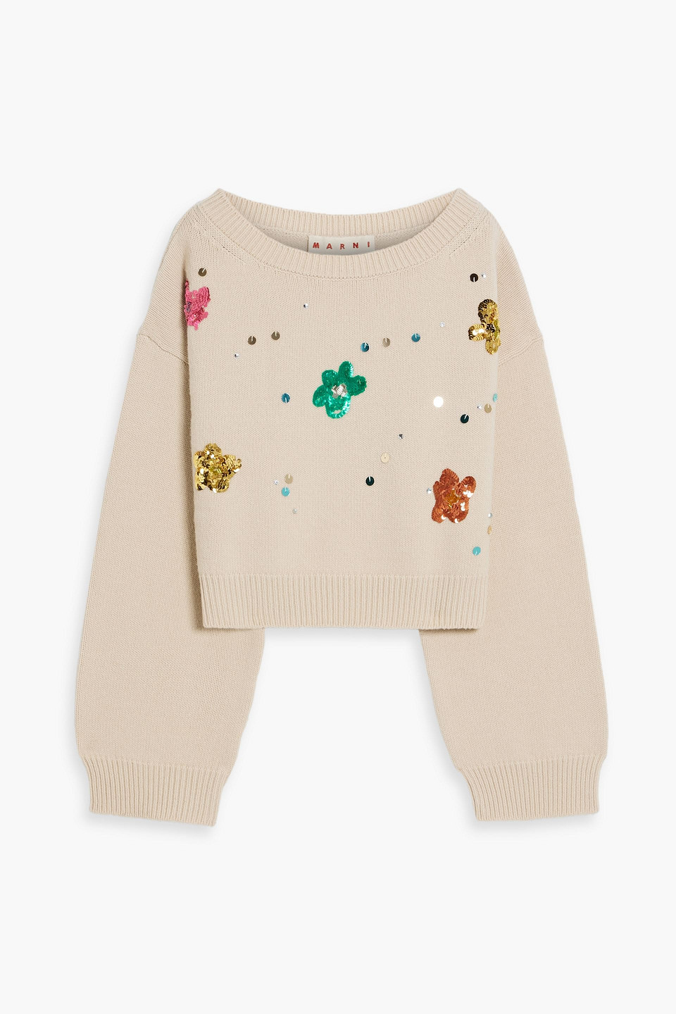 Marni Woman Sweater Taupe Size 4 Virgin Wool In Beige