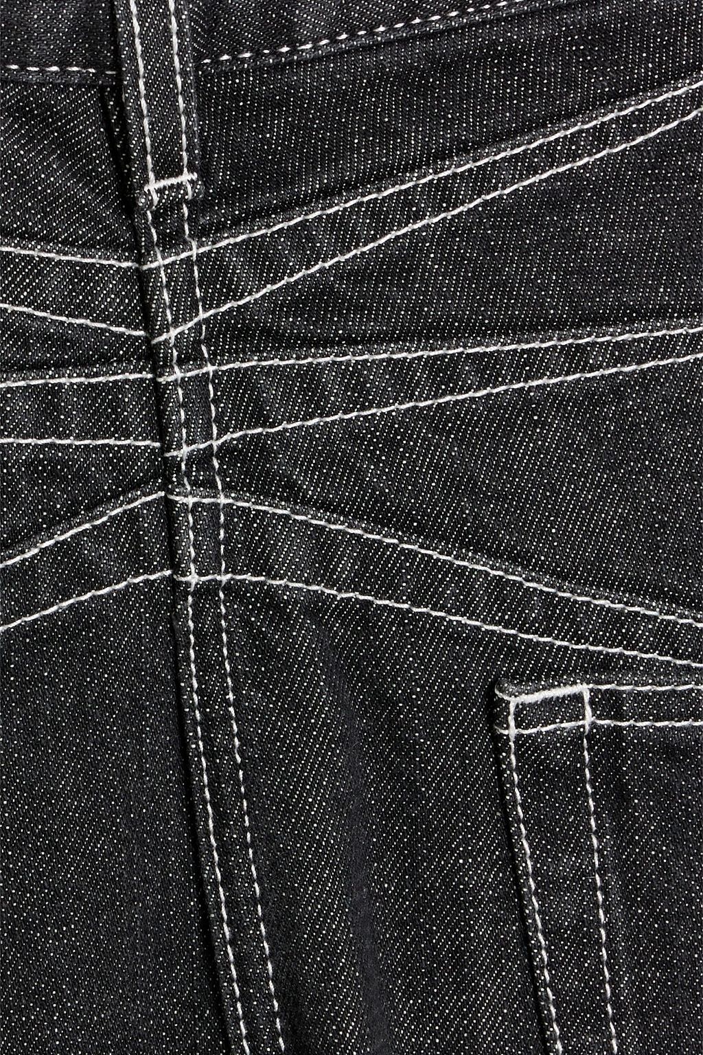 ALAÏA High-rise barrel-leg jeans