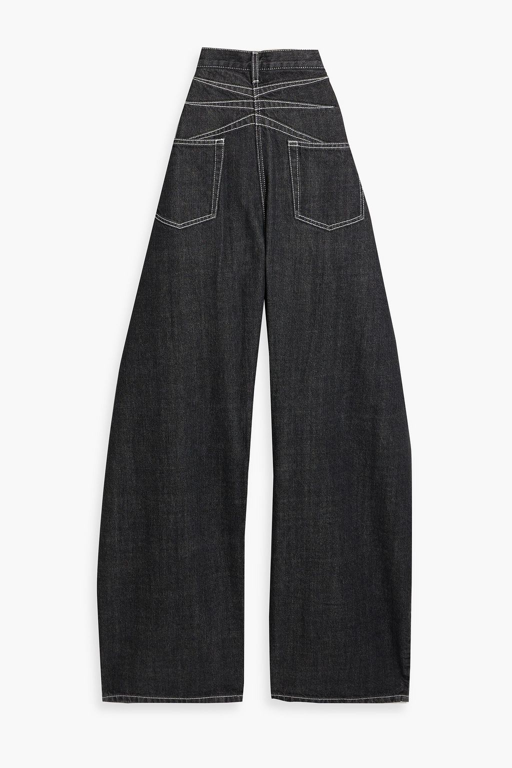 ALAÏA High-rise barrel-leg jeans