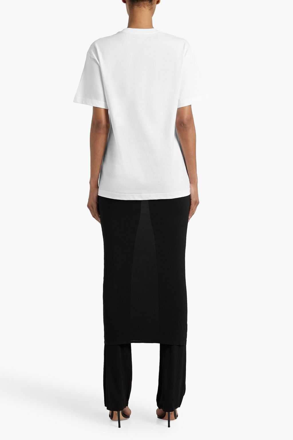 ALAÏA Archetypes embroidered cotton-jersey T-shirt