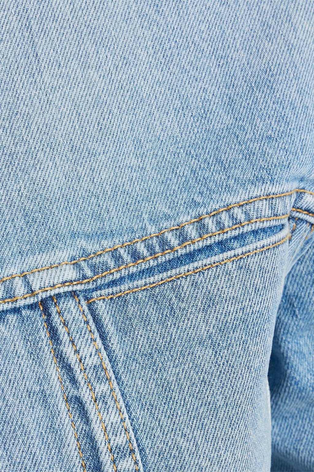 ALAÏA Paneled denim jacket