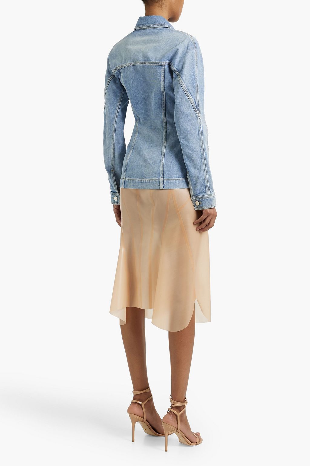 ALAÏA Paneled denim jacket