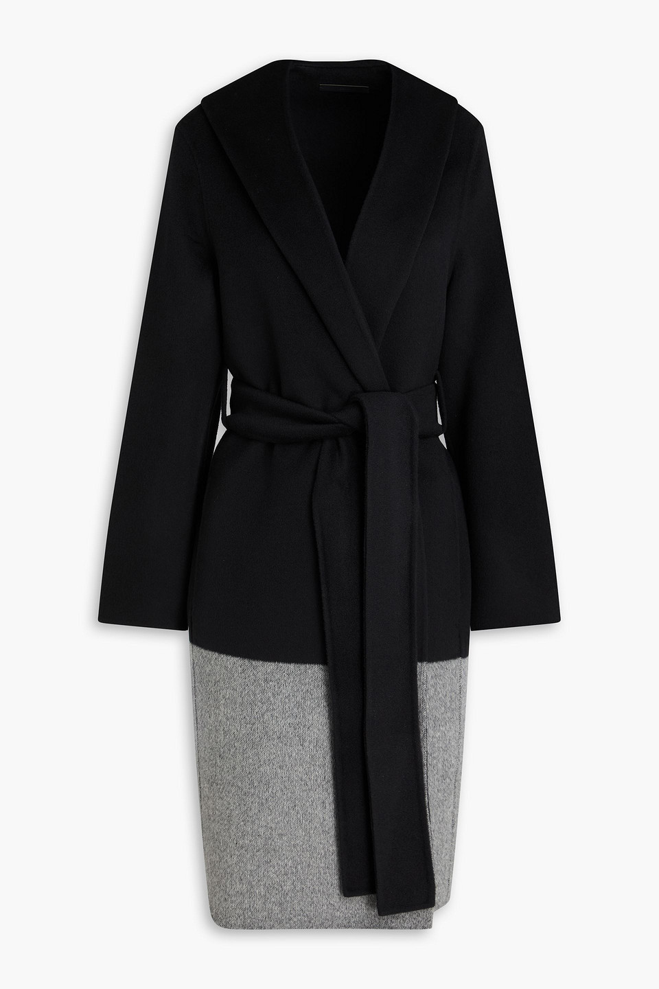 Joseph Aga Reversible Wool-felt Coat In Black