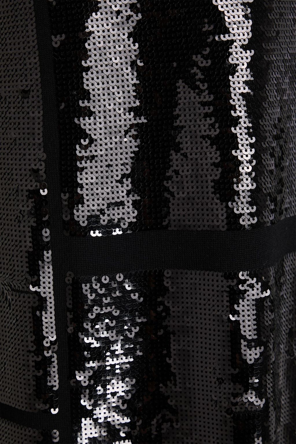 JOSEPH Sequined wool-blend turtleneck mini dress