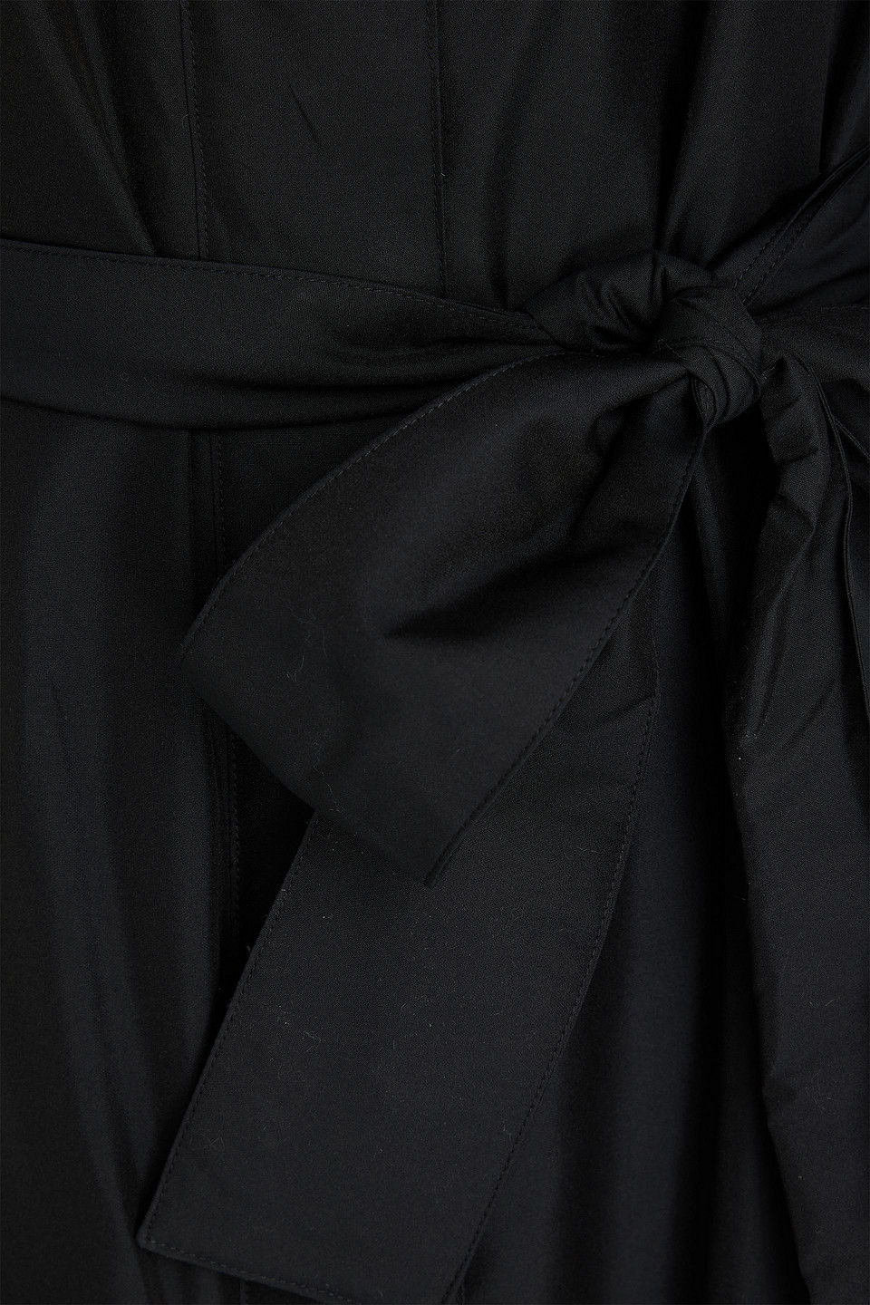 Joseph Clovis Silk-blend Trench Coat In Black