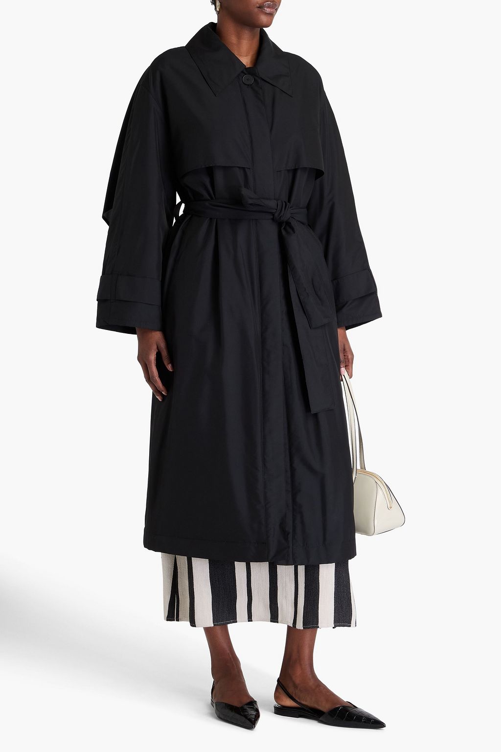 JOSEPH Clovis silk-blend trench coat
