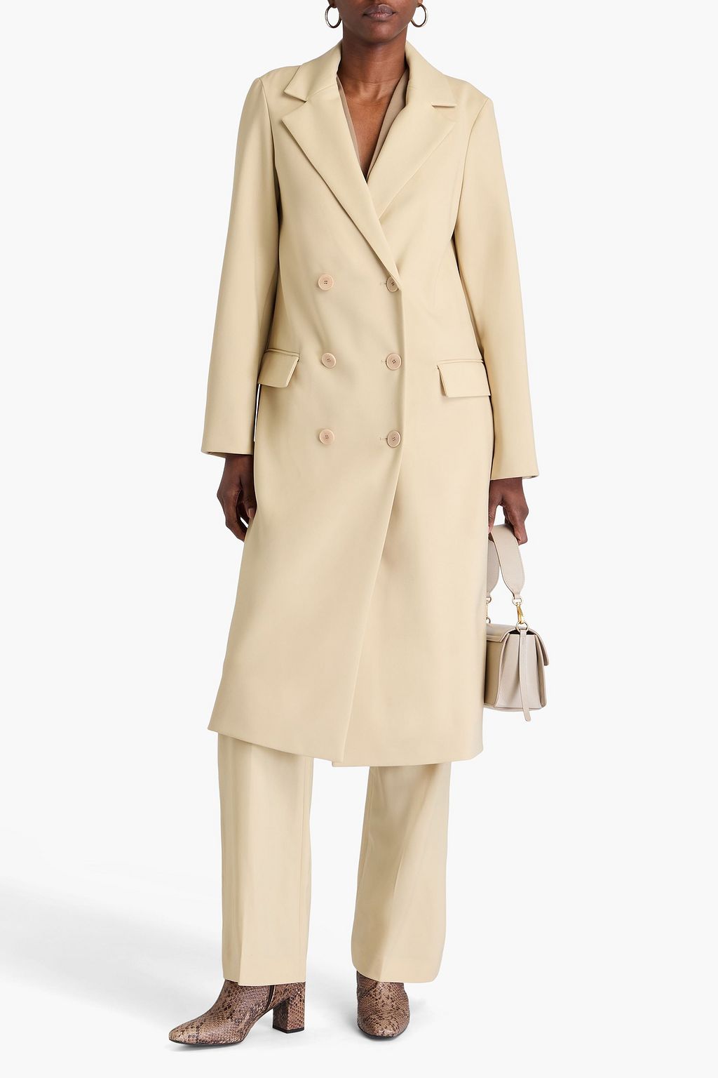 JOSEPH Chantin double-breasted wool-blend twill coat