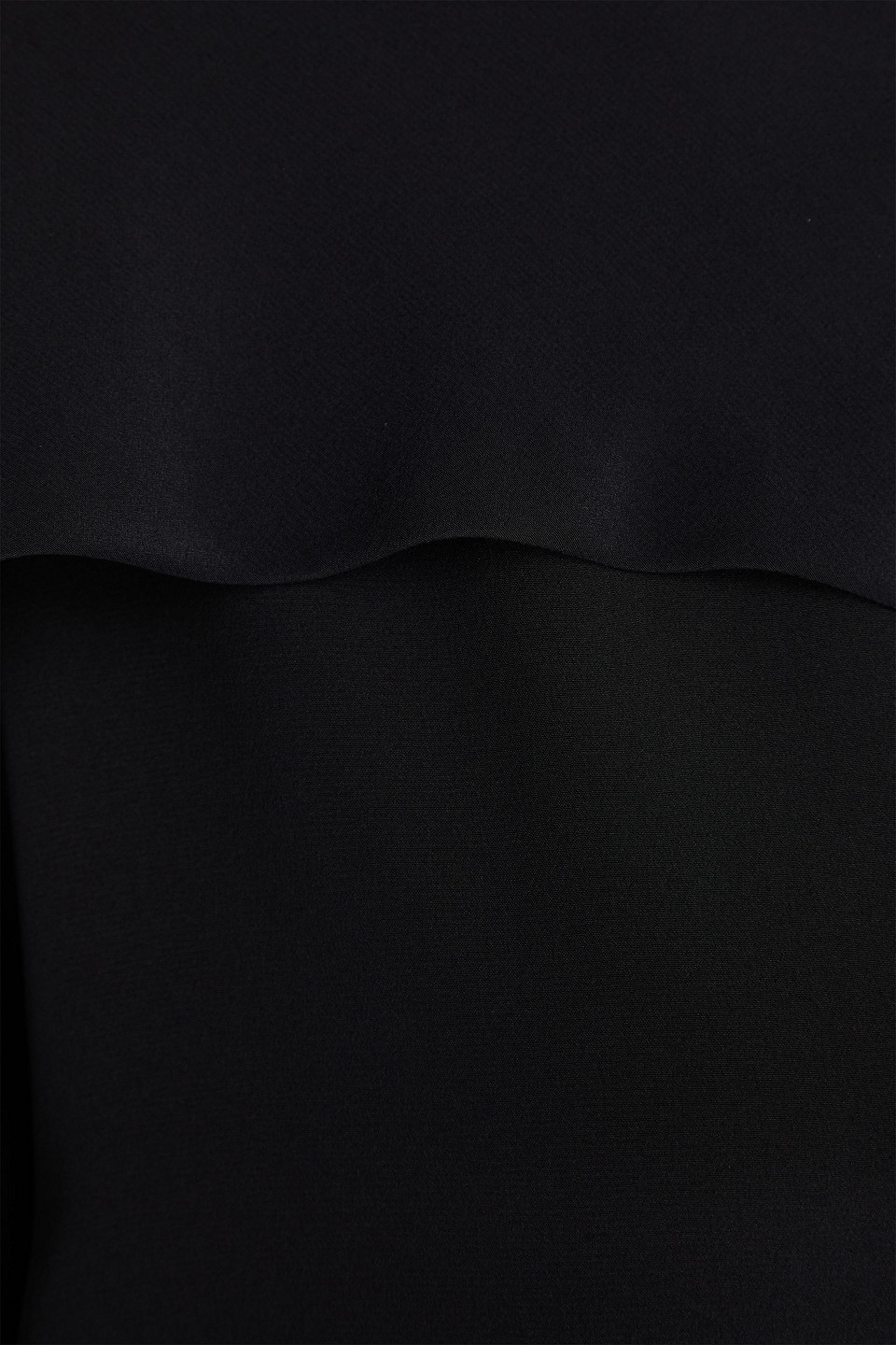 Joseph Balard Layered Silk Crepe De Chine Blouse In Black