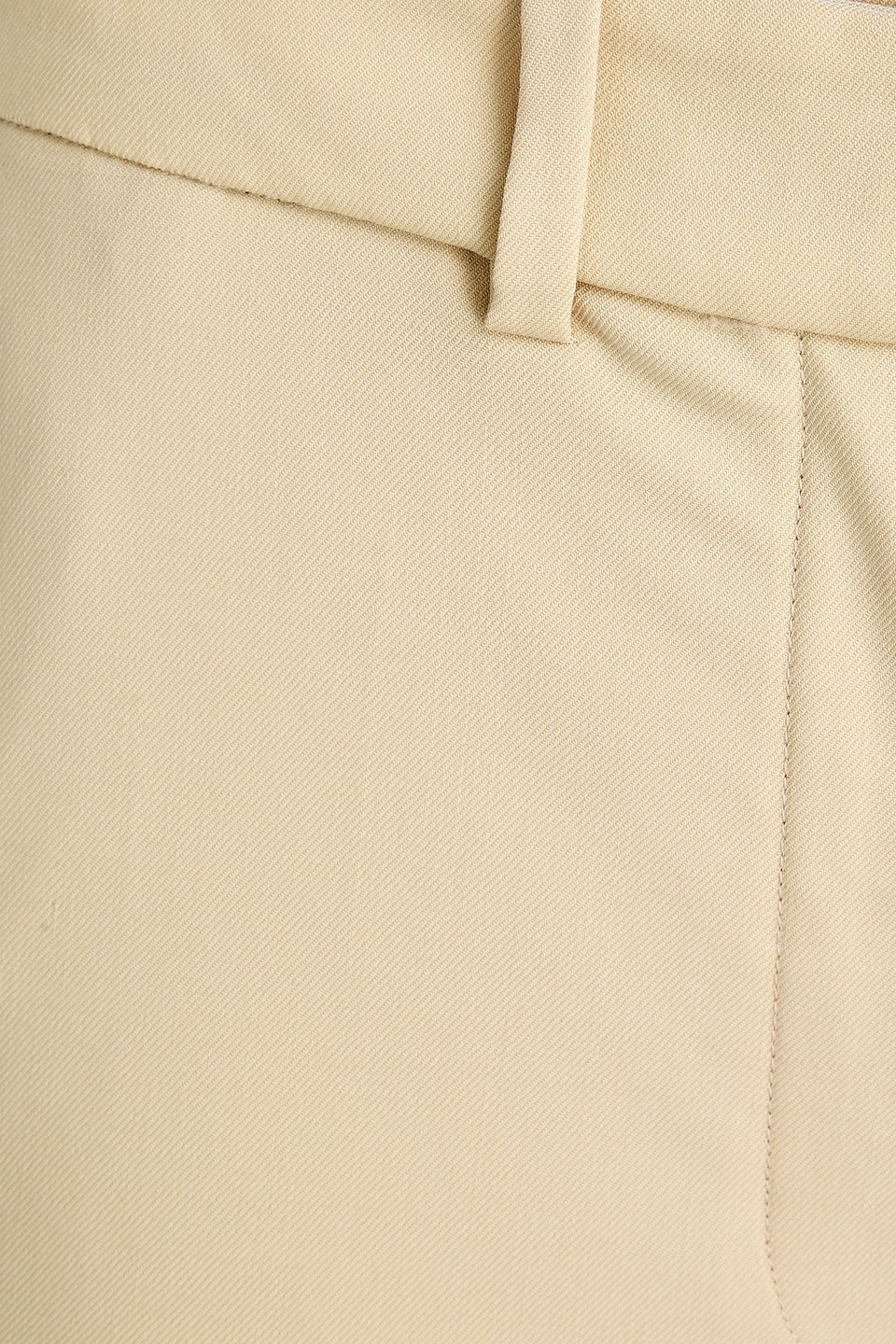 Joseph Morissey Wool-blend Twill Straight-leg Pants In Brown