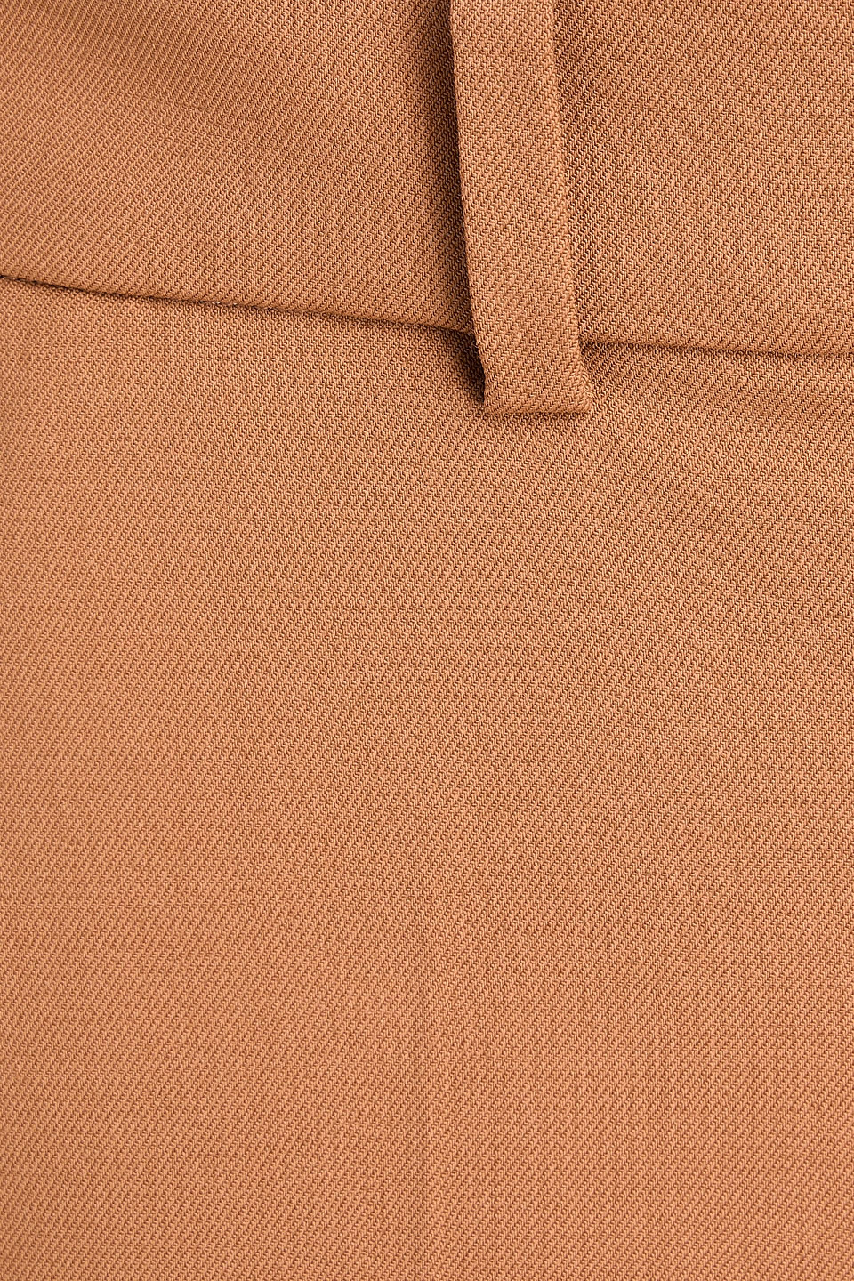 Joseph Morissey Wool-blend Twill Straight-leg Pants In Brown